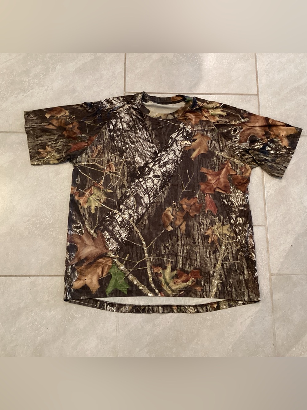 Mossy Oak Short-Sleeve Camo Tee - Brown/Green